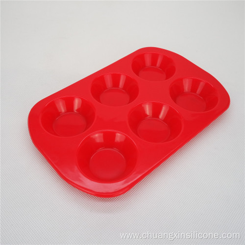 CXKP-200D6M Silicone Bakeware 6 Mini Cup Muffin Pan